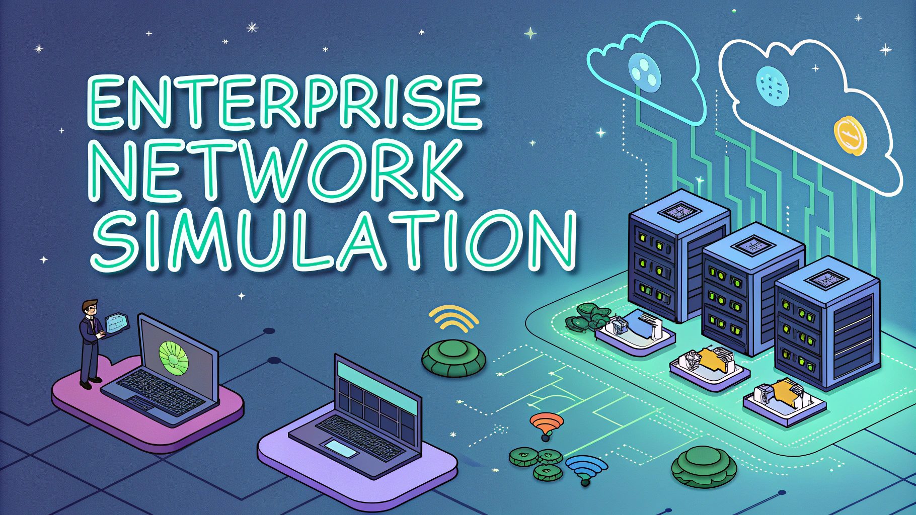 Enterprise Network Simulation